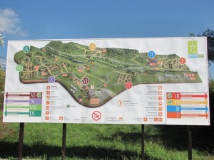 Szentendre Open-air Museum - map