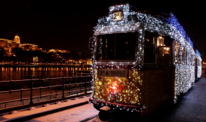 Budapest's Christmas tram 