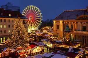 Budapest Eye at Christmas 