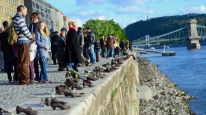 The Shoes - commemorating the Jews shot into the river.