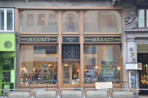 Auguszt café in central Budapest