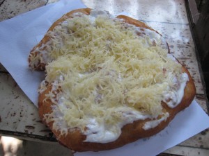 Lángos - Szentendre has one of the best shops for this Hungarian treat