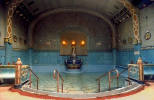 The Gellért pool - fountain