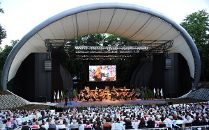 Summer performance on the Margaret Island open-air theatre